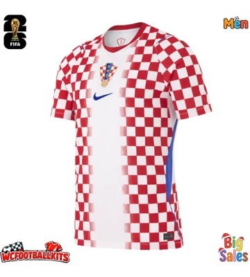 Croatia Replica Home Stadium Shirt World Cup 2026 Short Sleeve